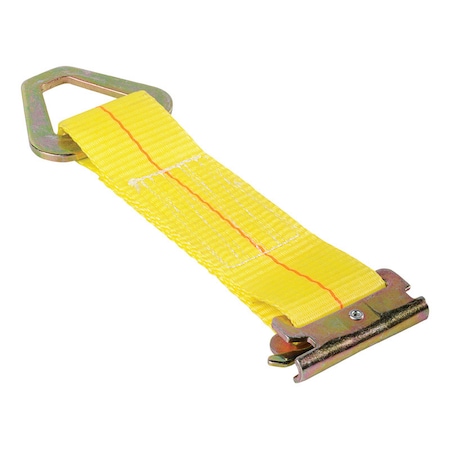 Keeper Keeper 2 in. W X 7 in. L Yellow E-Track Tie-Off 2000 lb 1 pk 47801